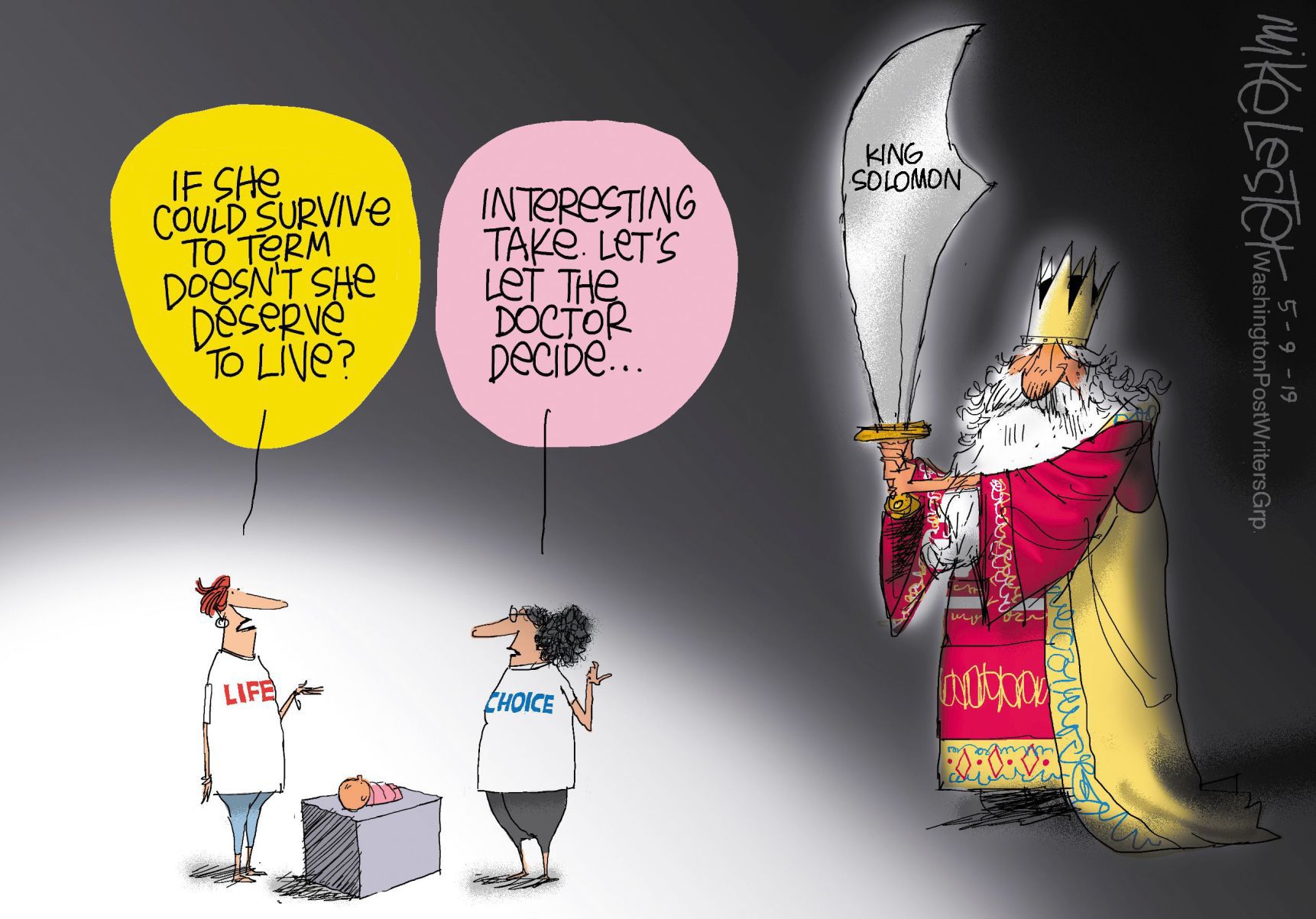 Mike Lester cartoon